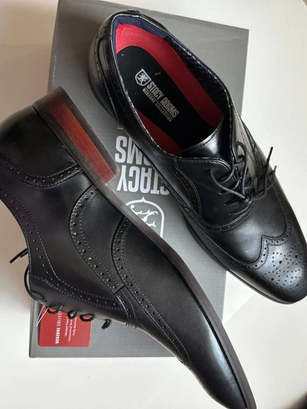 NIB Stacy Adams Oxford Black Dress Shoes Size 13
